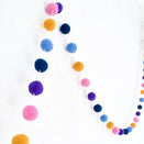Tara Treasures Pompom Felt Ball Garland - Confetti