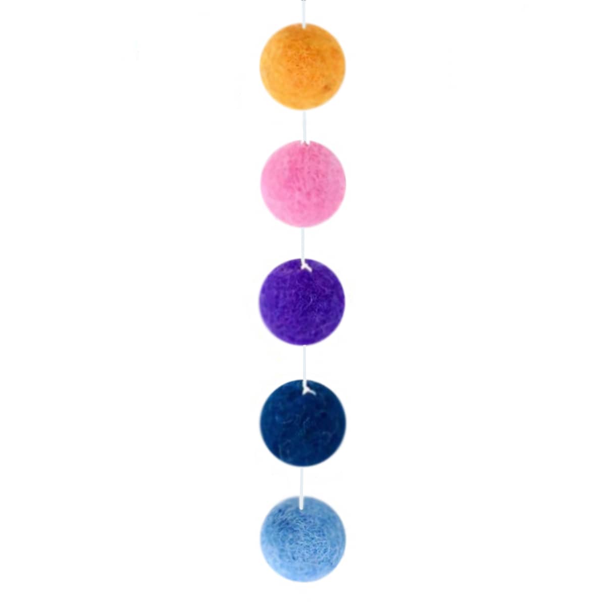 Tara Treasures Pompom Felt Ball Garland - Confetti