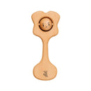 The Kiss Co. Natural Teething Rattle - Pēpi Kiss