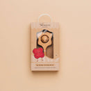 The Kiss Co. Natural Teething Rattle - Pēpi Kiss