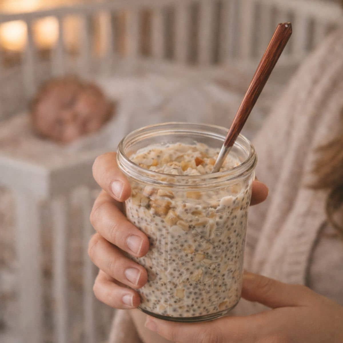 The Milk Pantry Mumma Mornings Overnight Oats - Choc + Banana