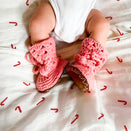 The Nest Suede Bottom Booties - Rose