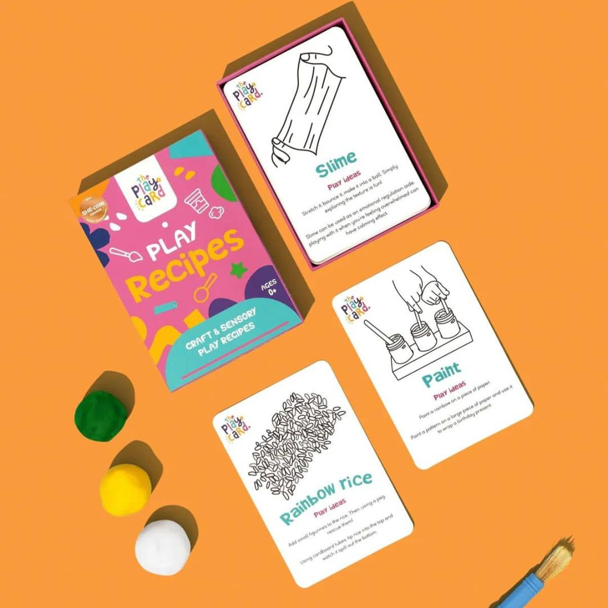 The Play Card Co - Play Cards - Sensory Play Recipes