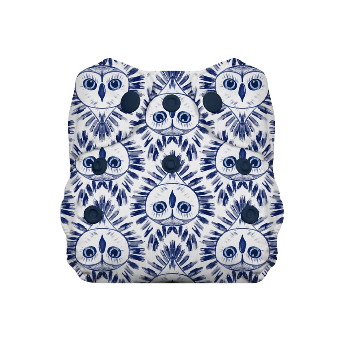 Thirsties AIO Newborn Cloth Nappy - Snap - Night Owl