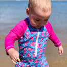 TicTasTogs All-in-One Snap Sunsuit - Squid-gy