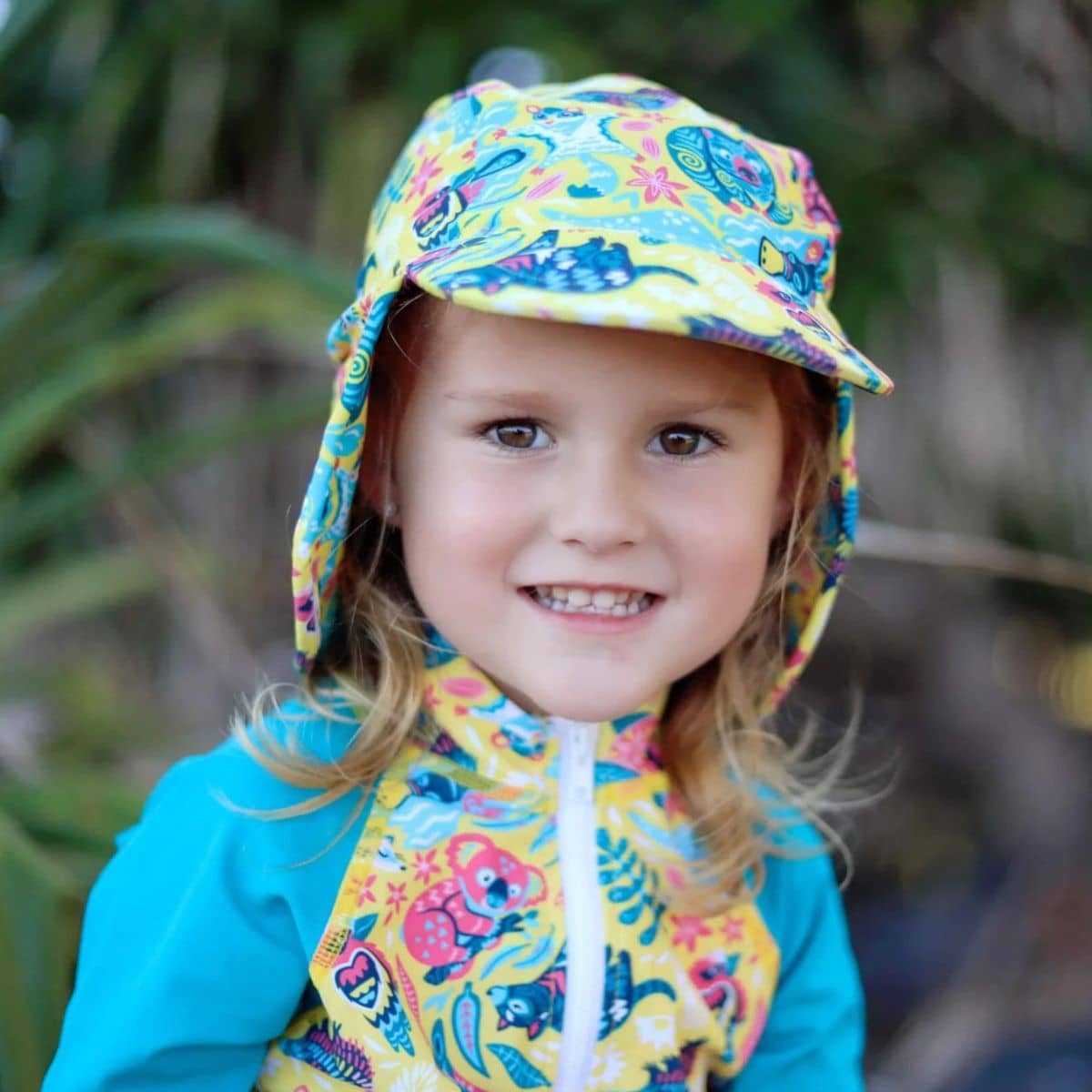 TicTasTogs Legionnaire Sun and Swim Cap - Aussie Animalia