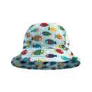 TicTasTogs Legionnaire Sun and Swim Cap - Fish Frenzy