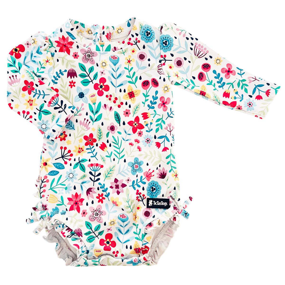 TicTasTogs Nappy Change Swimsuit - Ditsy Daisy