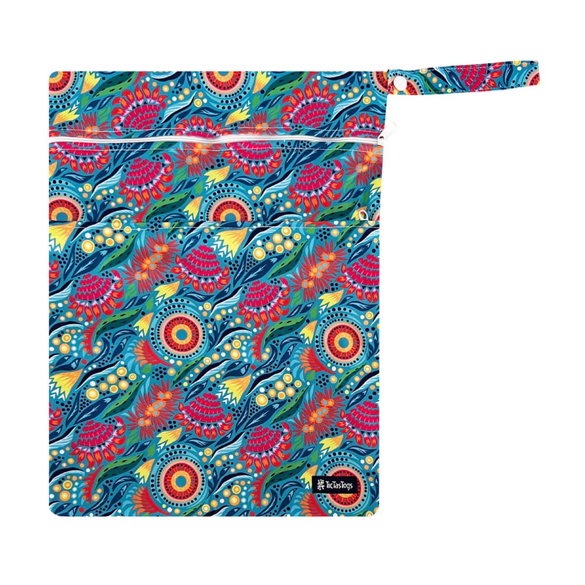 TicTasTogs Double Zip Wetbag - Bush Blooms