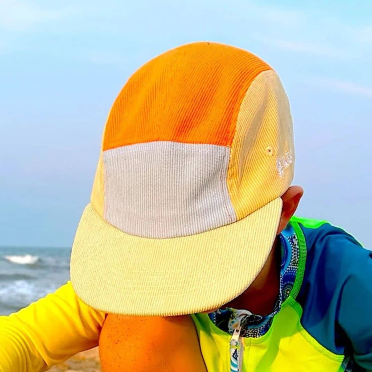 TicTasTogs Five Panel Cord Cap - Coast