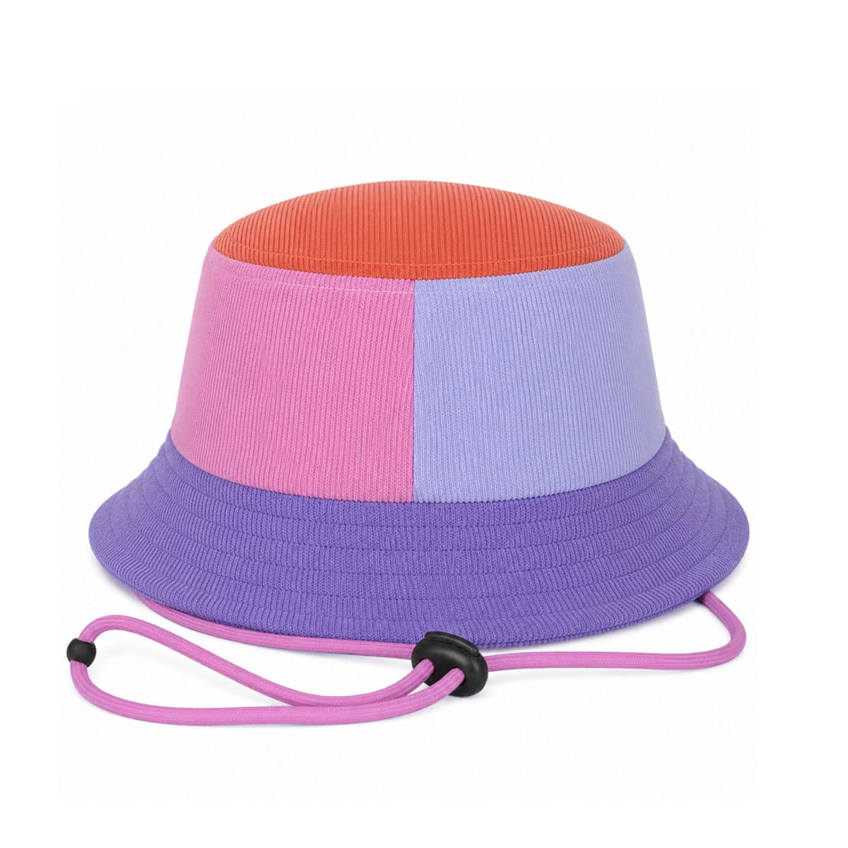 TicTasTogs Kaleido Cord Four Panel Bucket Hat - Blossom