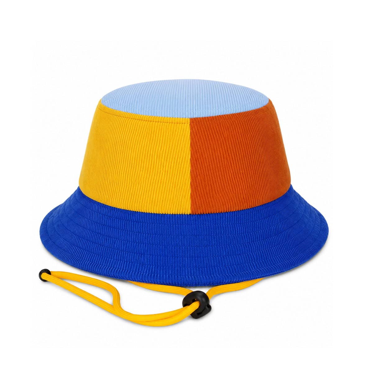 TicTasTogs Kaleido Cord Four Panel Bucket Hat - Reef