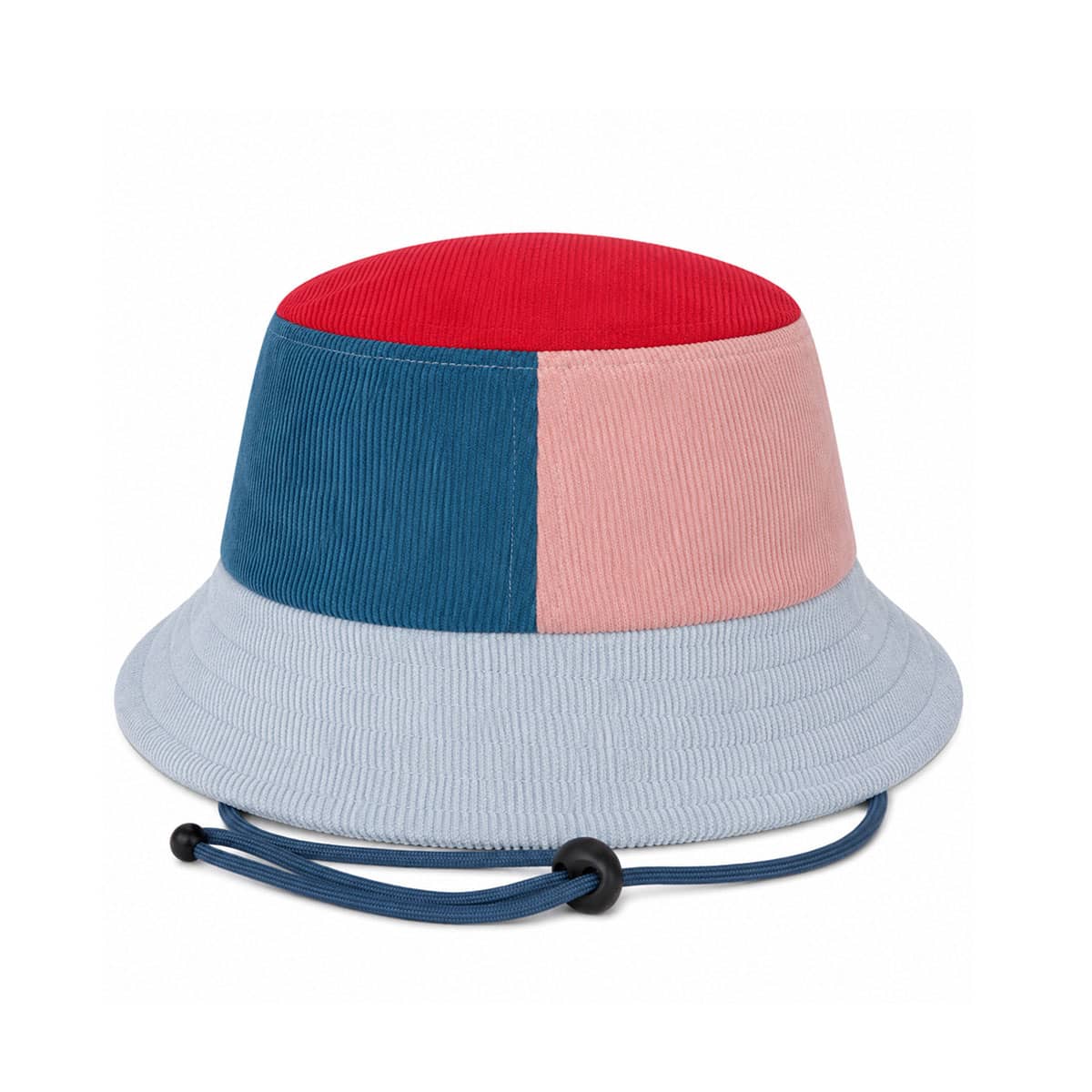TicTasTogs Kaleido Cord Four Panel Bucket Hat - Sherbert