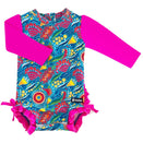 TicTasTogs Nappy Change Swimsuit - Bush Blooms