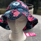 TicTasTogs Wide Brim Sun and Swim Hat - Floral Fantasy
