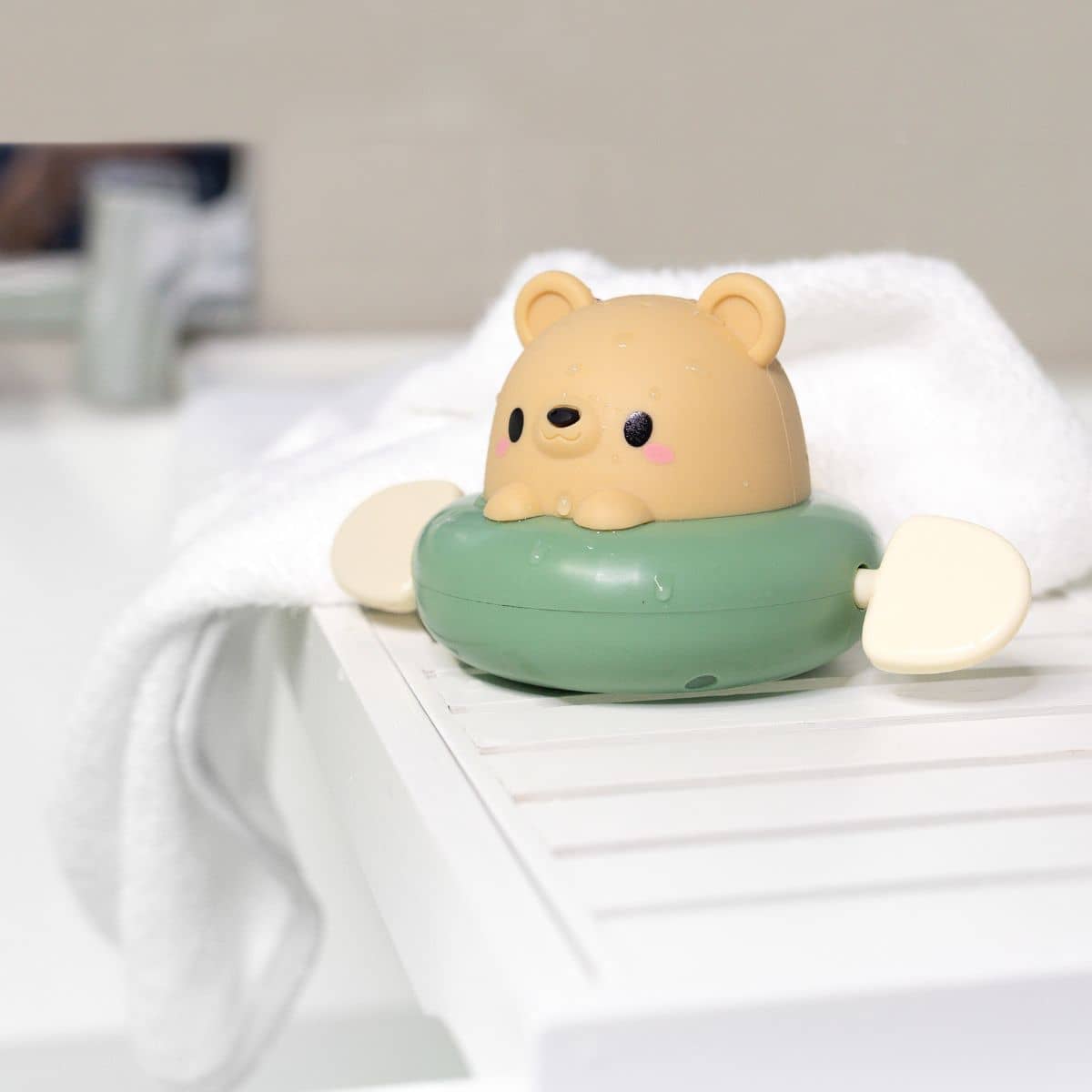 Tiger Tribe Bath Paddle Boat - Bear