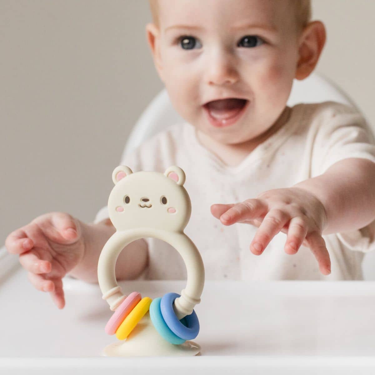 Tiger Tribe High Chair Buddy - Silicone Bear