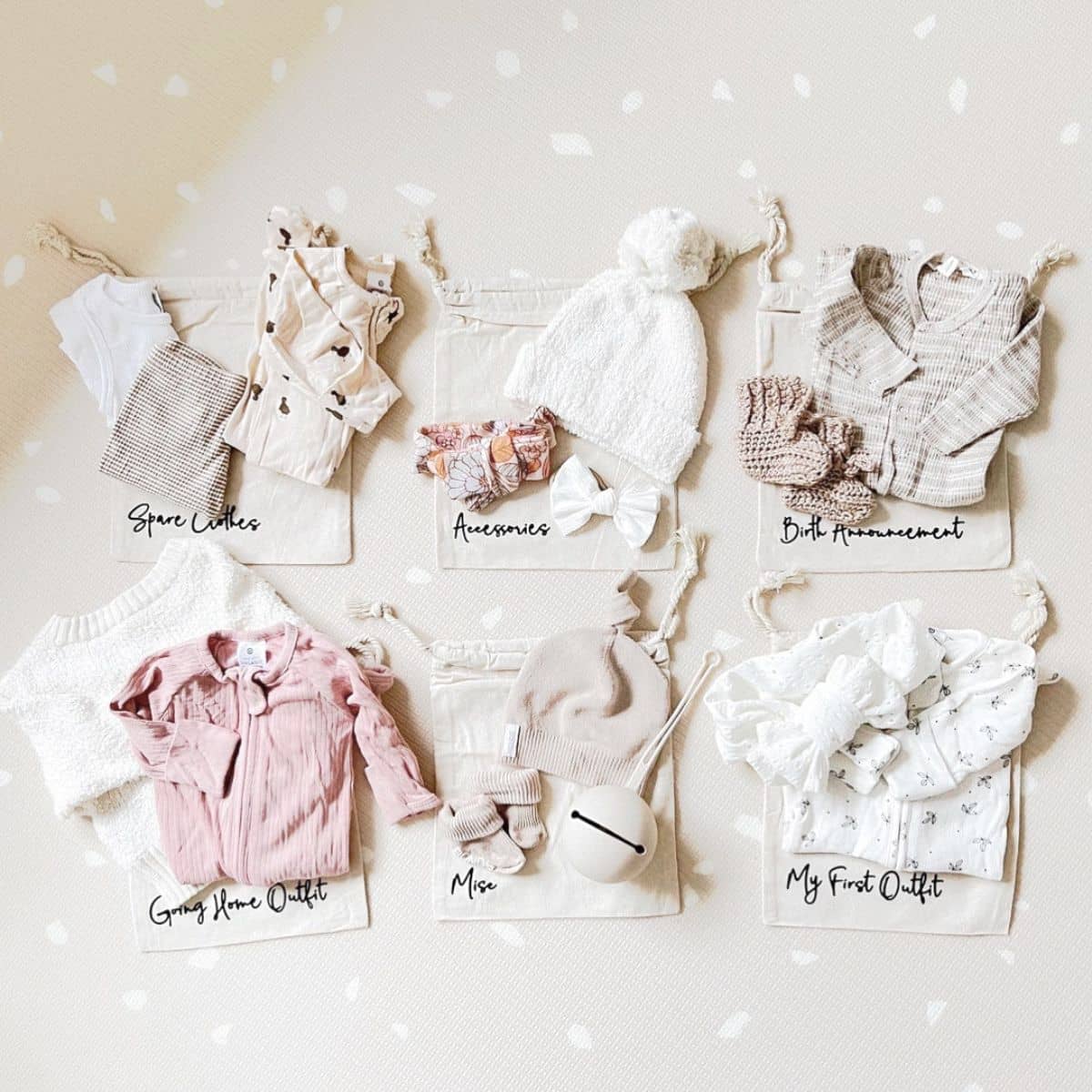 Timber Tinkers Hospital Bag Organisers + Swaddle Bag