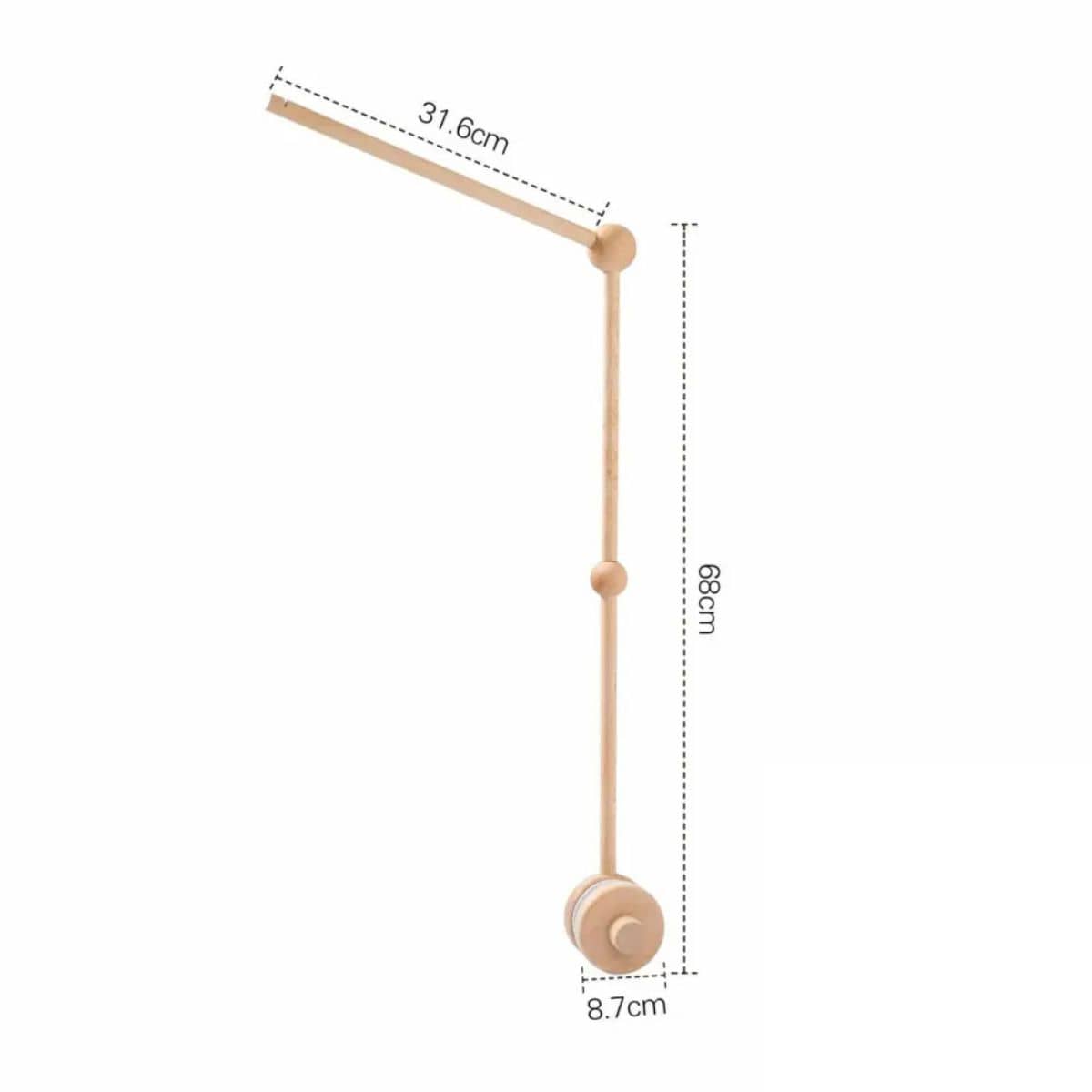 Timber Tinkers Wooden Mobile Arm