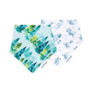 Tiny Twinkle Kaffle Bandana Bibs - Set of 2 - Forest