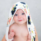 Tiny Twinkle Kaffle Hooded Towel + Washcloth Set - Blush