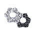 Tiny Twinkle Kaffle Roundabout Bibs - Set of 2 - Black + White