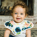 Tiny Twinkle Kaffle Roundabout Bibs - Set of 2 - Blush