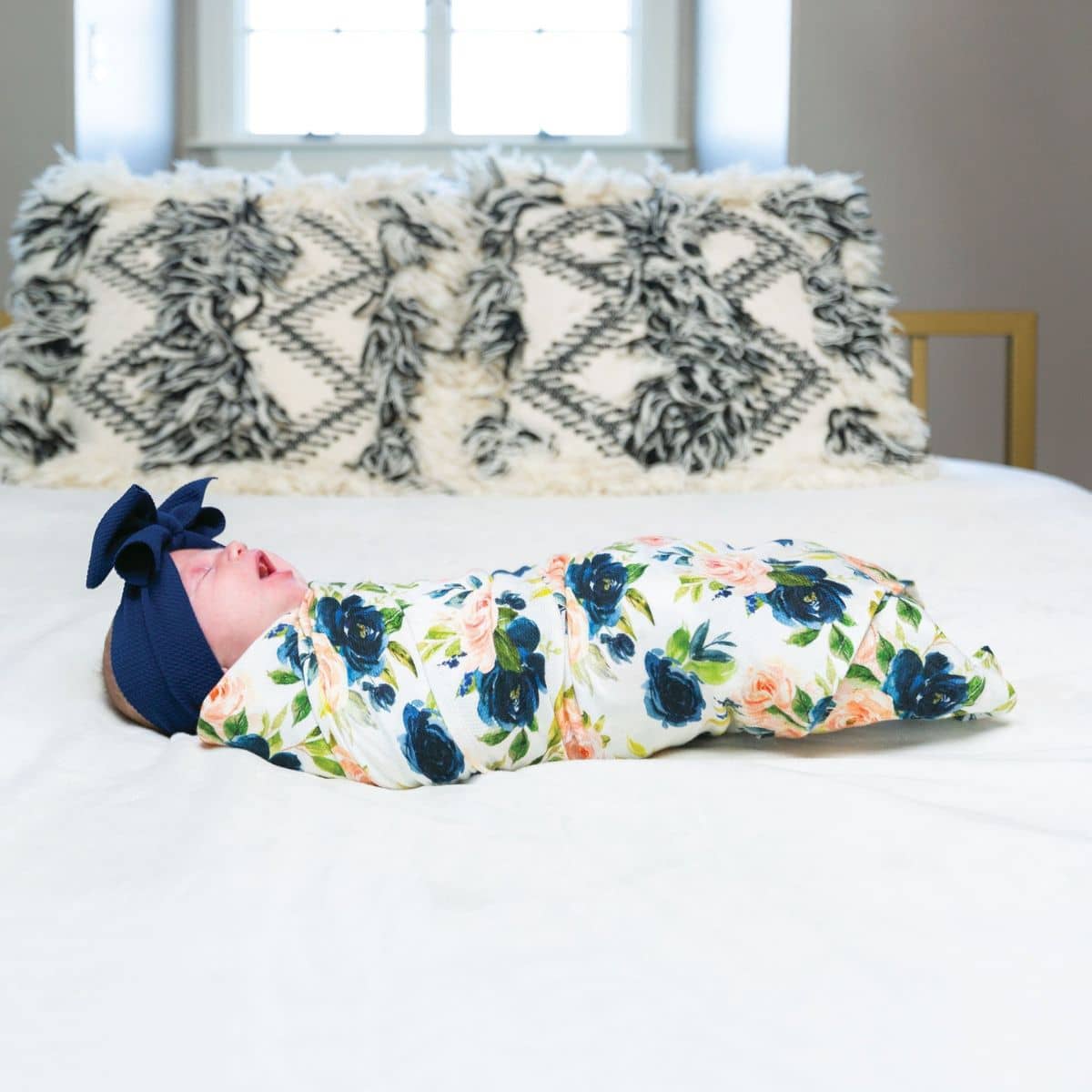 Tiny Twinkle Kaffle Swaddle Blanket - Blush