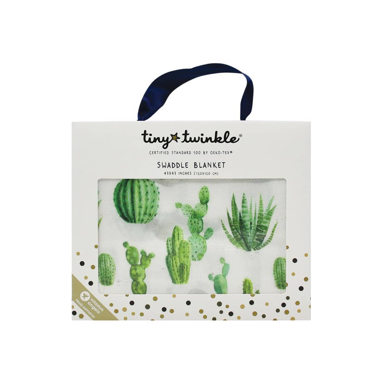Tiny Twinkle Kaffle Swaddle Blanket - Cacti