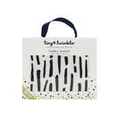 Tiny Twinkle Kaffle Swaddle Blanket - Ink Strokes