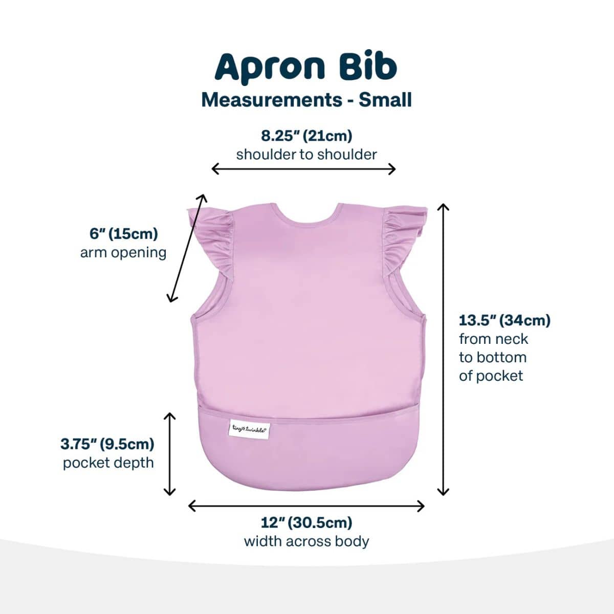 Tiny Twinkle Mess-Proof Apron Bib