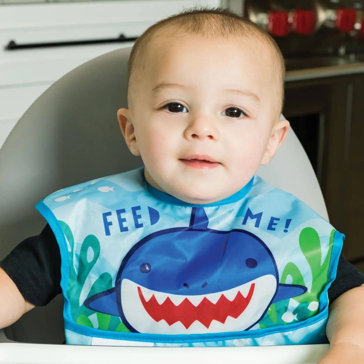 Tiny Twinkle Mess-Proof Easy Bib - Feed Me