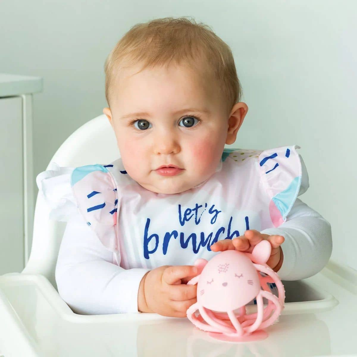 Tiny Twinkle Mess-Proof Easy Bib - Let's Brunch