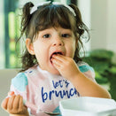 Tiny Twinkle Mess-Proof Easy Bib - Let's Brunch