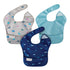 Tiny Twinkle Mess-Proof Easy Bib - Set of 3 - Ocean