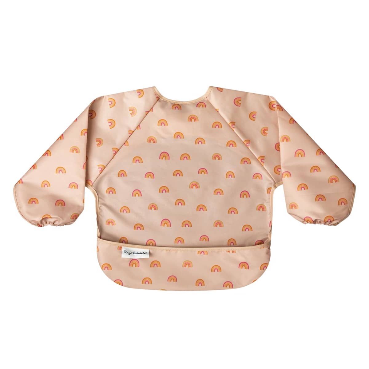Tiny Twinkle Mess-Proof Full Sleeve Bib - Boho Rainbow