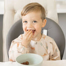 Tiny Twinkle Mess-Proof Full Sleeve Bib - Cowboy