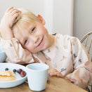 Tiny Twinkle Mess-Proof Full Sleeve Bib - Cowboy