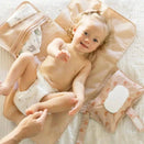 Tiny Twinkle Mess-Proof Portable Nappy Changing Pad - Boho Rainbow