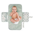 Tiny Twinkle Mess-Proof Portable Nappy Changing Pad - Sage Checkers