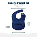 Tiny Twinkle Mess-Proof Silicone Pocket Bib