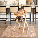 Tiny Twinkle Mess-Proof Splat Mat - Boho Rainbow