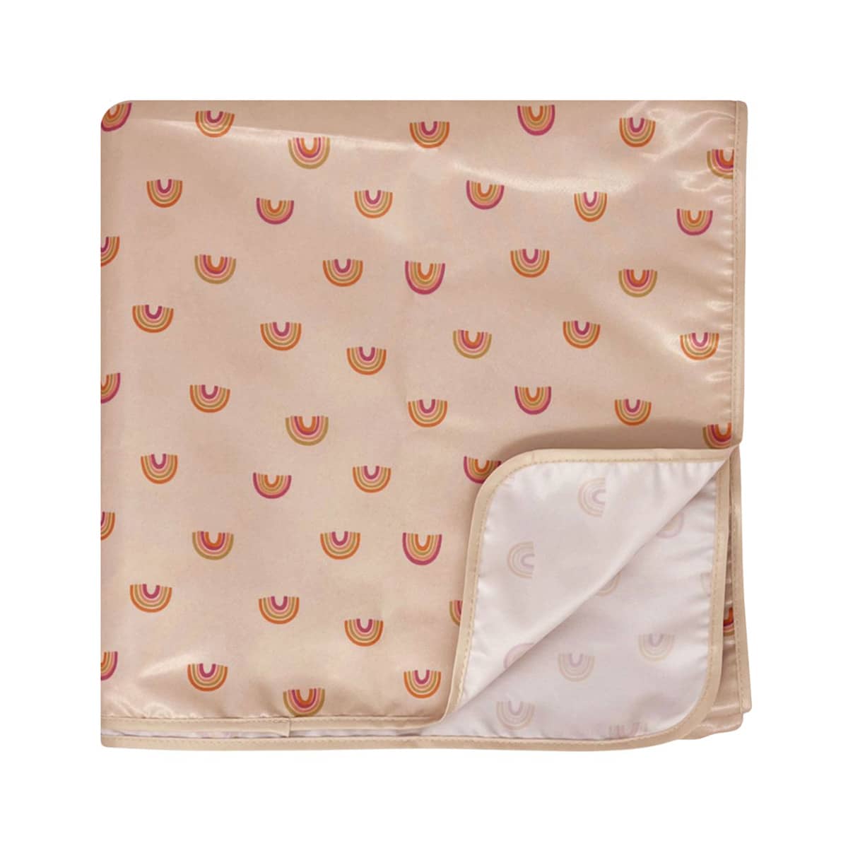Tiny Twinkle Mess-Proof Splat Mat - Boho Rainbow