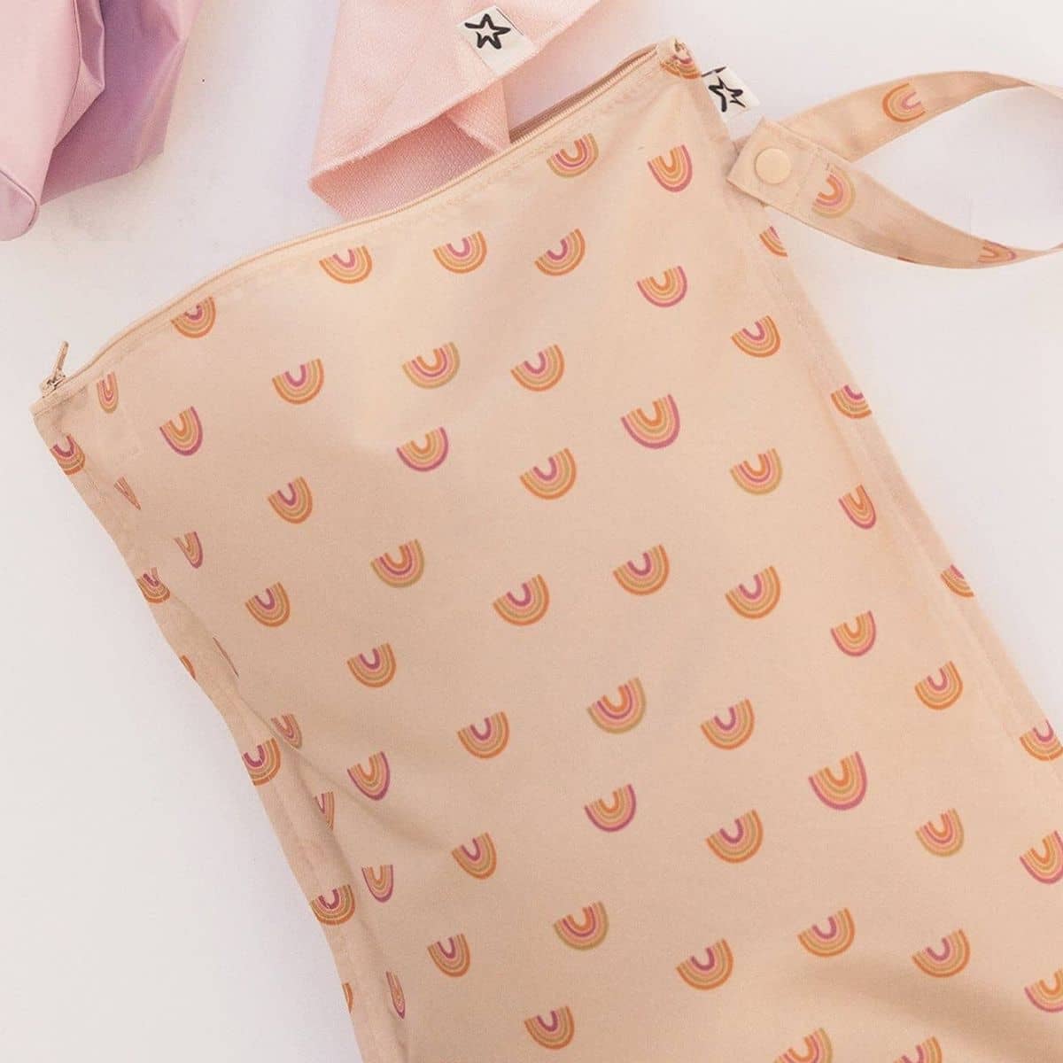 Tiny Twinkle Mess-Proof Wet Bags - Boho Rainbow