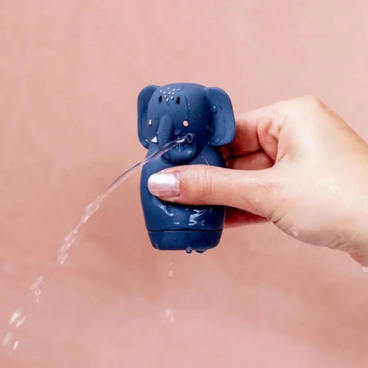 Trixie Bath Toy Squeezy Animals - Mrs. Elephant and Mr Crocodile