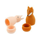 Trixie Bath Toy Squeezy Animals - Mrs. Rabbit and Mr Fox