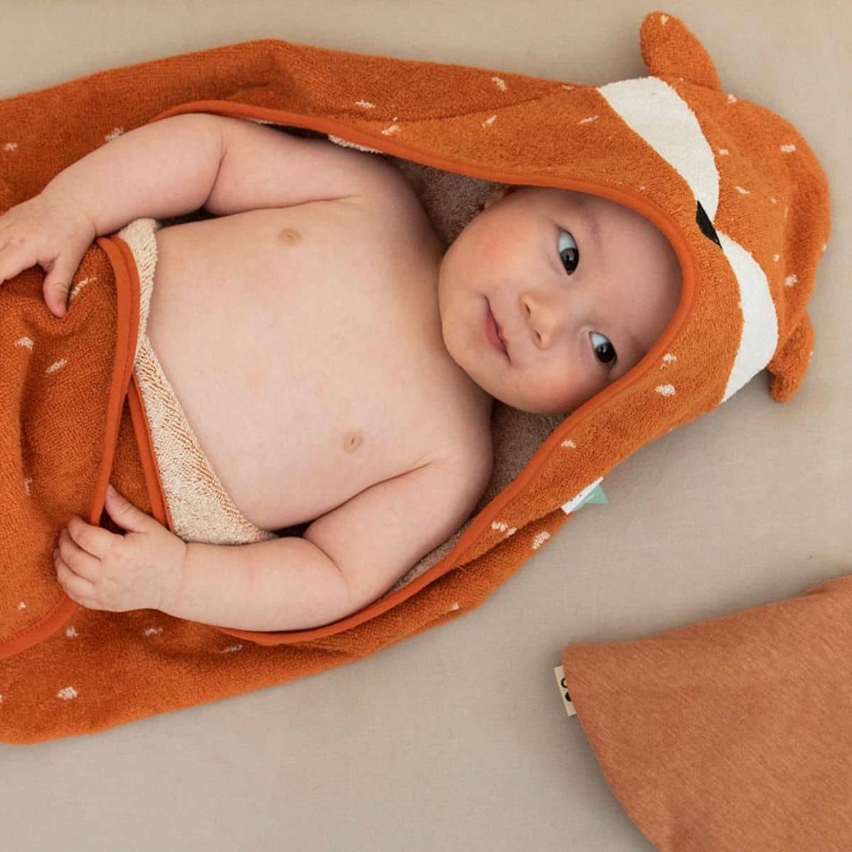 Trixie Organic Hooded Towel - Mr. Fox