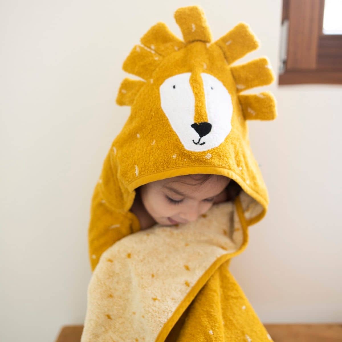 Trixie Organic Hooded Towel - Mr. Lion