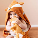 Trixie Organic Hooded Towel - Mr. Fox