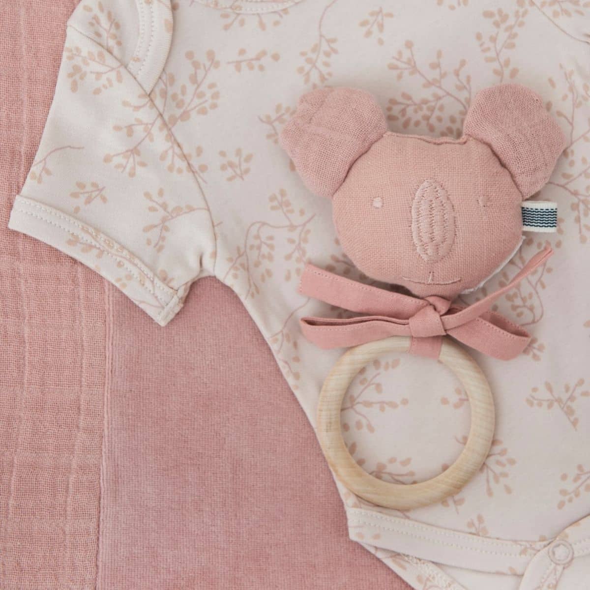Trixie Organic Koala Teether - Bliss Rose